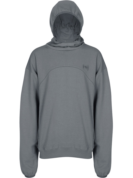 Arch Division High Neck Hoodie (FL-115_Gray)