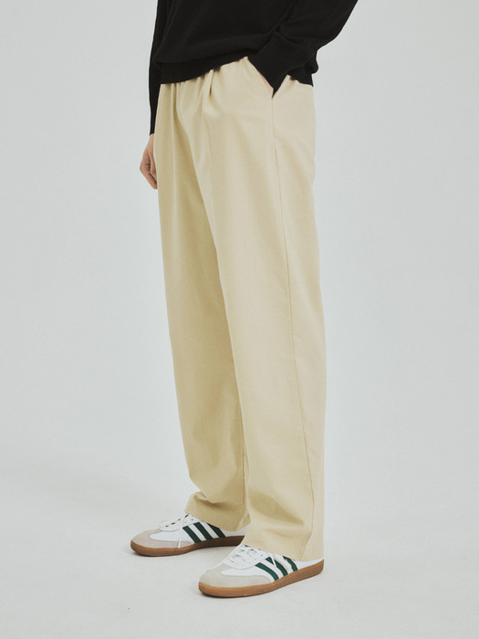 Easy Linen Semi-Wide Banding Pants(7color)