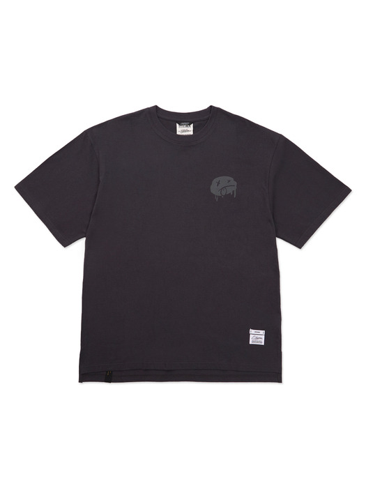 Second Coming Oversized Short Sleeves T-Shirts Charcoal