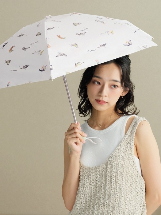 Wpc.양산 냥파라솔 고양이 암막 99.9차단 5단양산 801-OM007-102