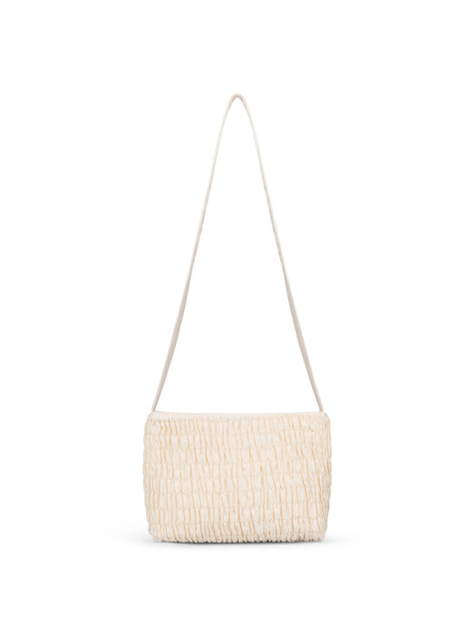 Millie Bag Ruched Ivory - Image 1