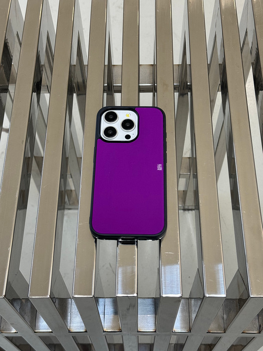 limvillage logo glass bumper case [Purple]