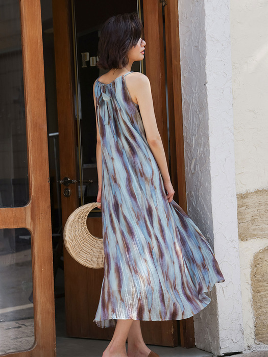 LS_Summer loose long slip dress