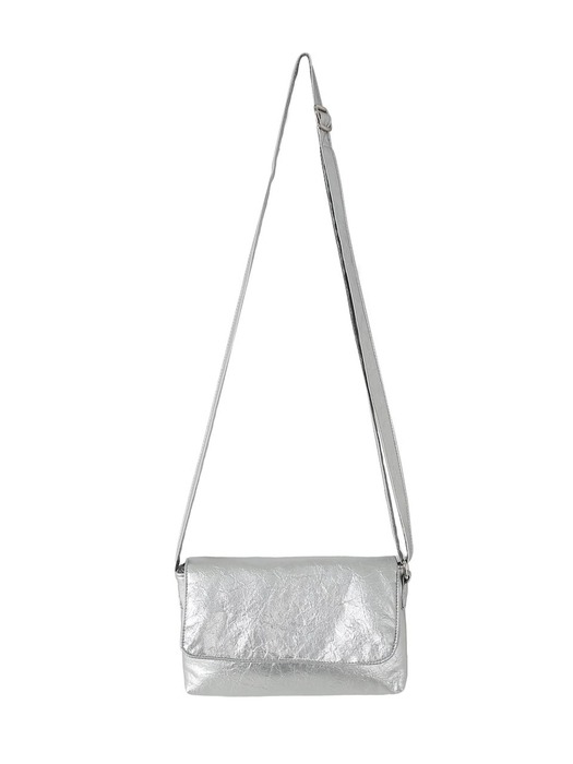 GOPE Metallic Mini Cross Bag SILVER