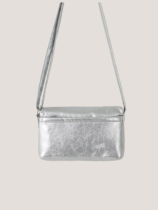 GOPE Metallic Mini Cross Bag SILVER