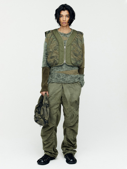 XENO MULTI MILITARY PANTS apa735m(KHAKI)