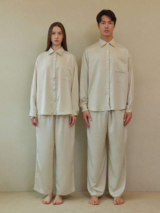 FIRST PAJAMA COUPLE SET_ivory