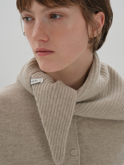 [1차리오더] wool scarf_hush beige