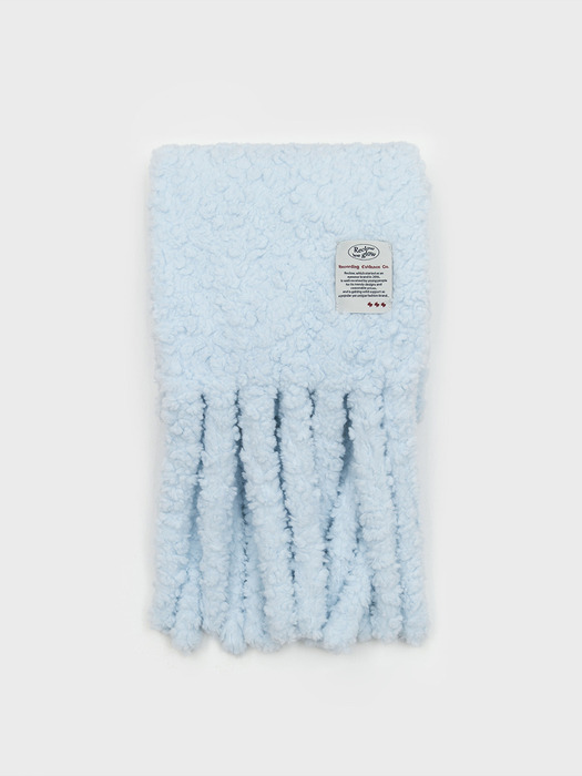 CLOUDY MUFFLER PASTEL BLUE