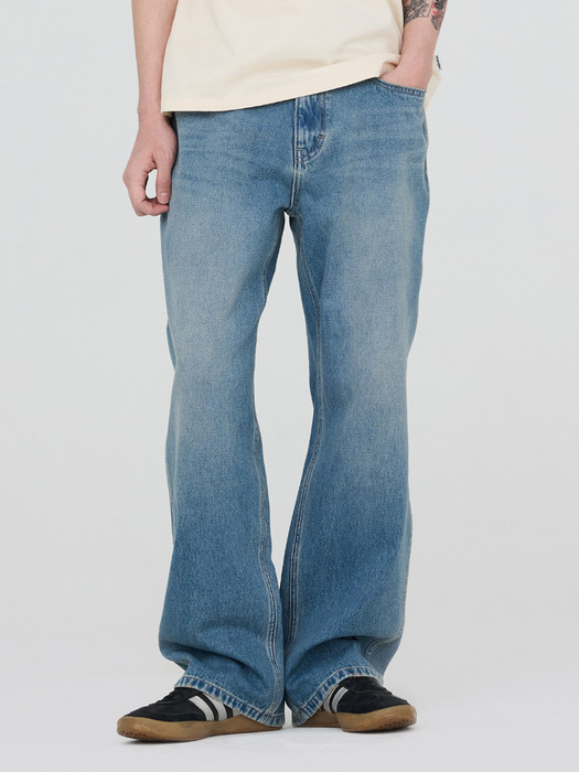 REDDING FIT Washed Denim Pants Indigo Medium