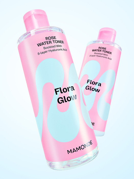 플로라글로우 로즈워터토너 500ML