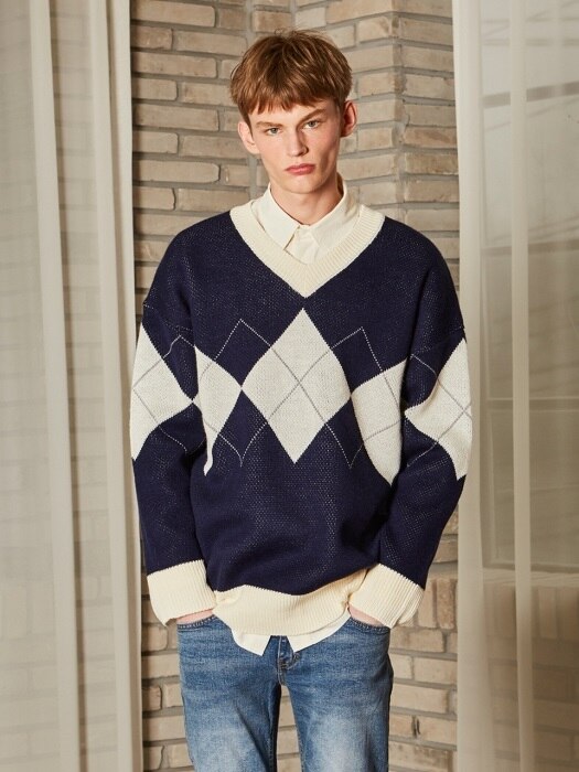 CLASSIC OLD SCHOOL KNIT_NAVY