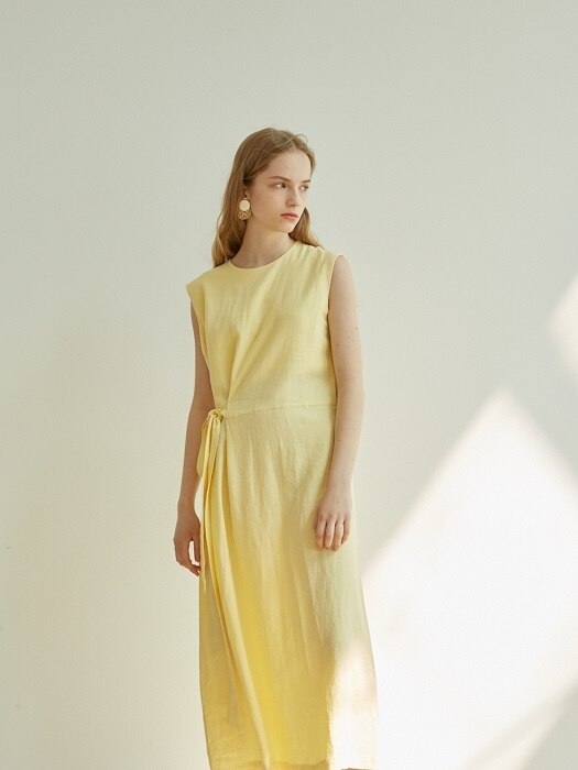 MAXI SLEEVELESS OP_L/YELLOW