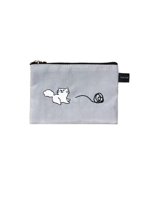 charming kitty card pouch 