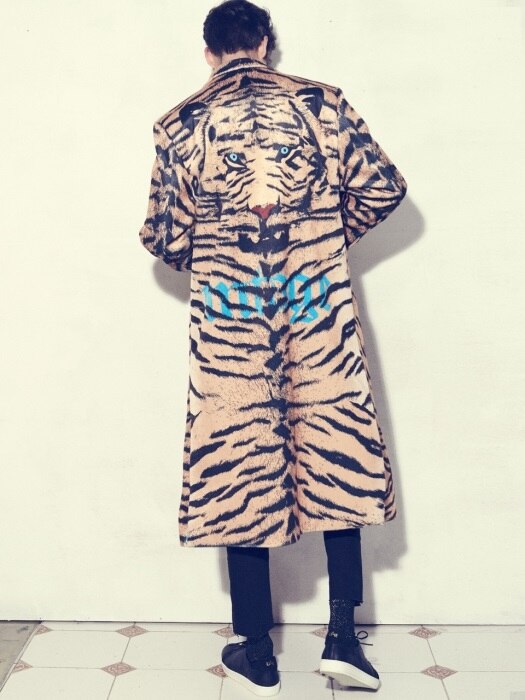 UTH-FB05 tiger velvet coat[gold(UNISEX)]