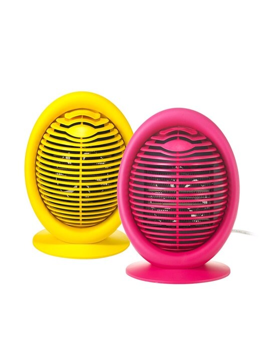 레브 미니 온풍기 1+1 가정용 전기히터 핑크+옐로우