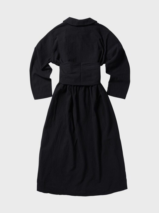 L19SS Cotton Double Dress #Black F