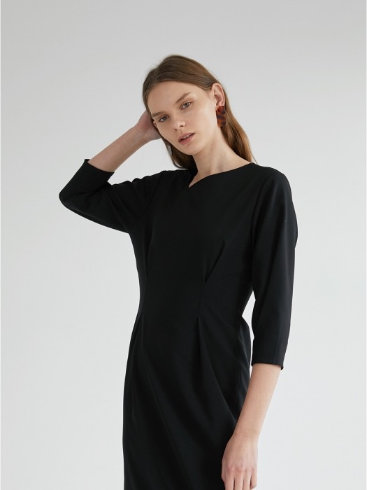 Unbalance Dress - Black