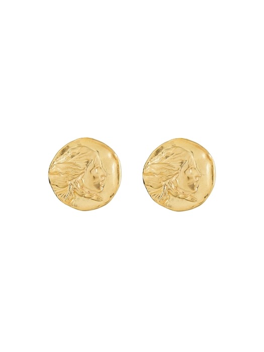 Bernini daphne coin earrings (925 silver)
