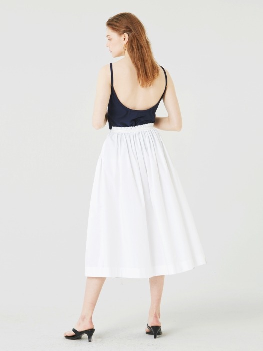 UNBALANCE COTTON SKIRT