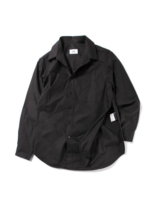 Asymmetric S-vent Shirts #1 [black]