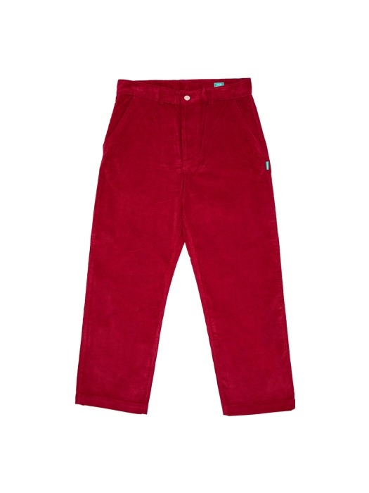 [Mmlg] STANDARD CORD PANTS (RED)