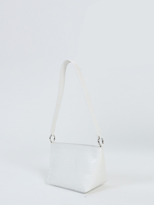 Triangle 2way Mini Bag_ White