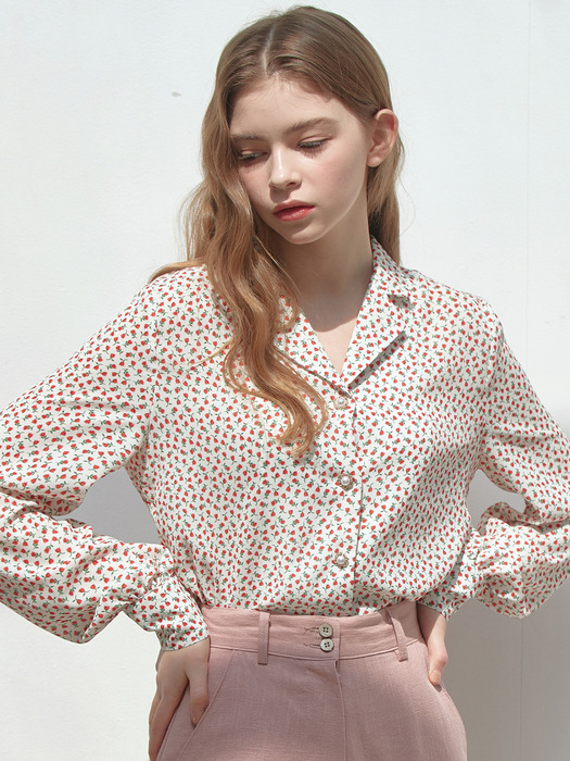 [By Joorti] J426 blooming blouse (ivory)