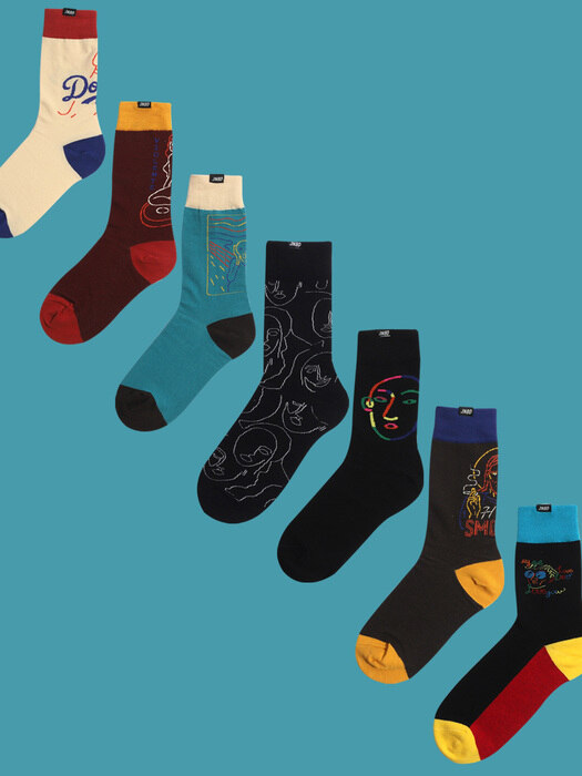Fashion socks 라인 패션 양말 