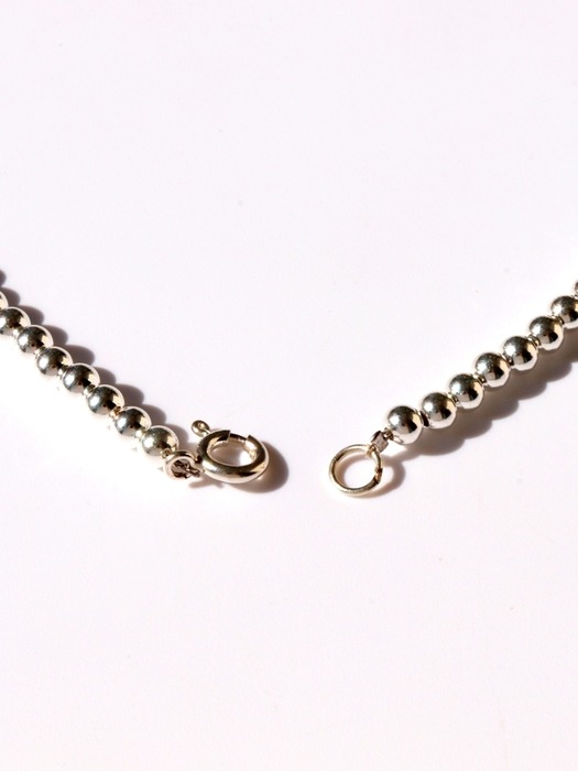 4mm silverball simple Necklace 925 실버볼 레이어드 목걸이 4mm