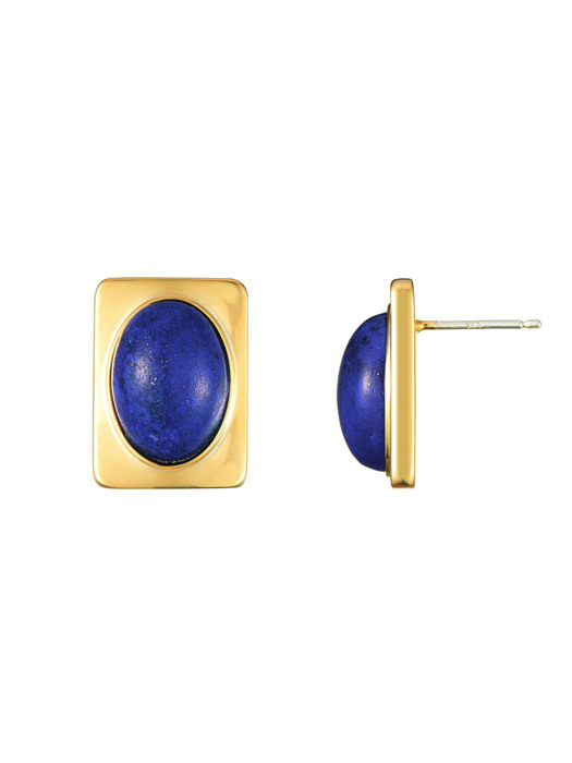 Selene Bold Earring in Lapis Lazuli
