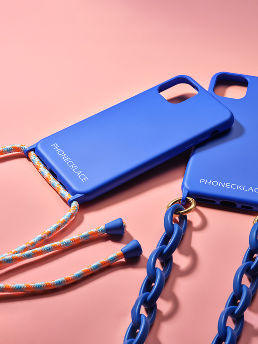 Royal Blue Silicon Case +Strap Set