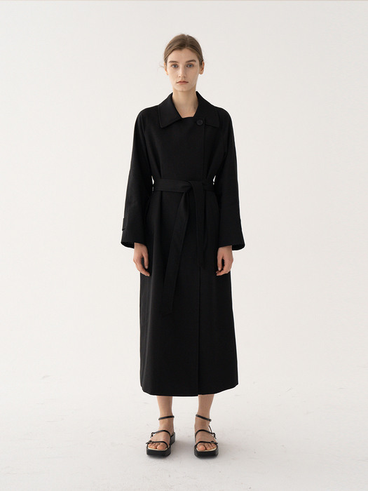 SS21 Double Coat Black