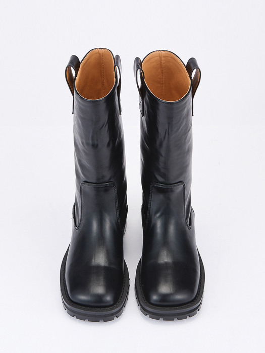   [리퍼브][225~255] Middle Walker Boots (Black)