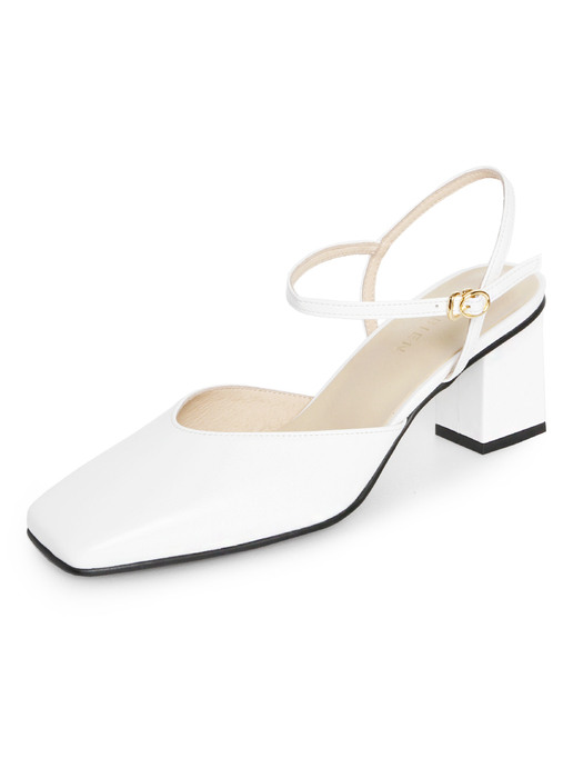 LUCY backless pumps_cb0029_white