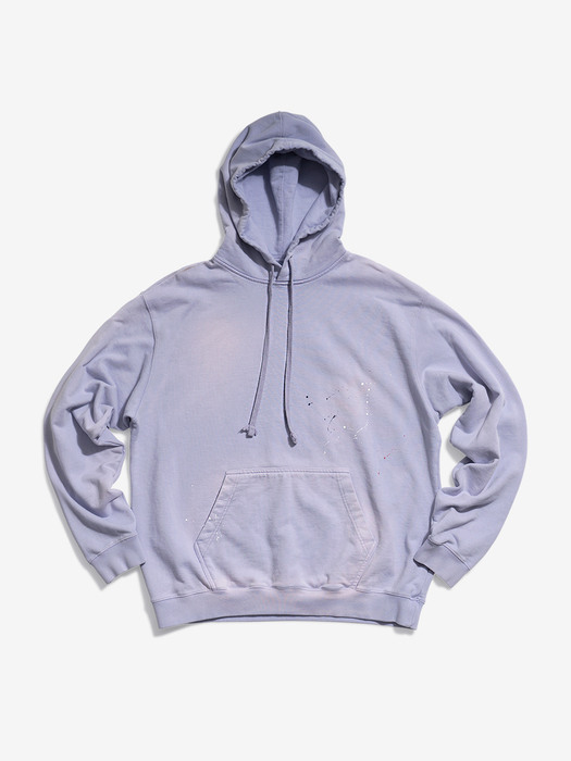 Garment Dyed Heritage Washed Hoodie (Lavender Gray)