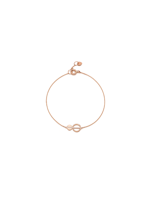 14K Gold Twinkle Bracelet (pink gold) G21SB0026
