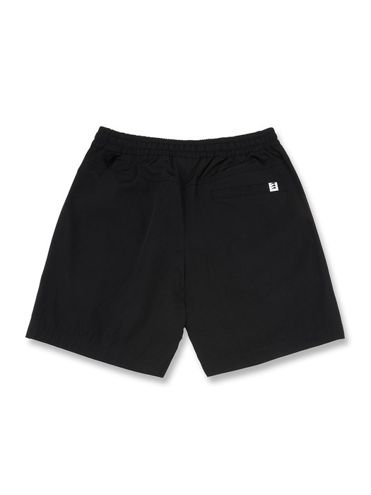SP084_Utility Loose Fit Shorts_Black