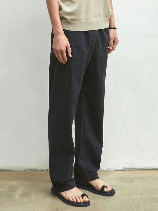 LIGHTWEIGHT BANDING PANTS_NAVY