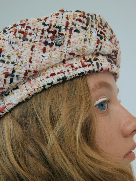 [Let there be light] Tweed beret_wine