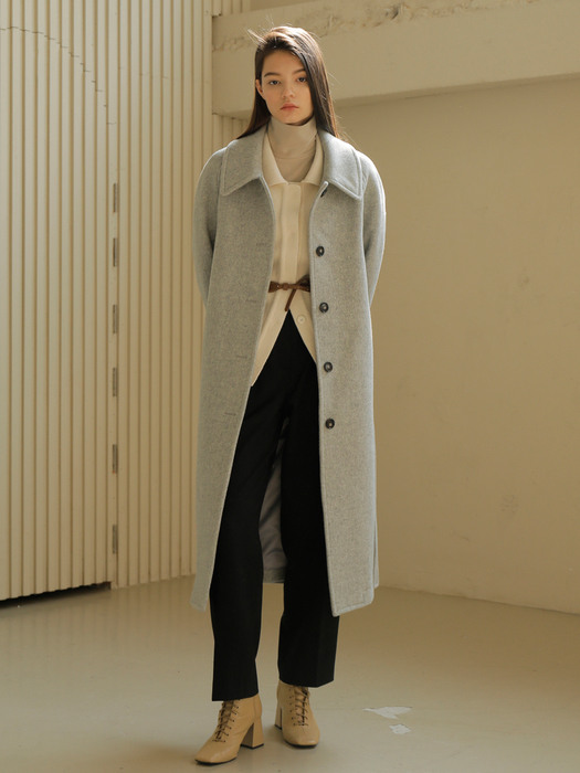 RAGLAN WOOL COAT / GRAY