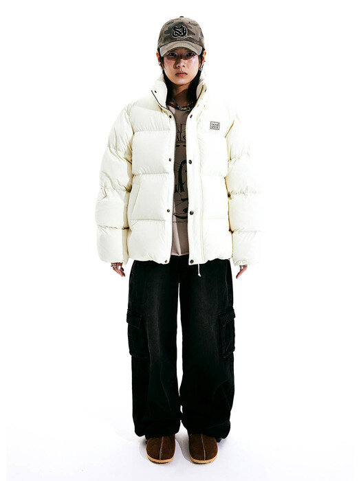 100 RDS Middle Oversized Puffer Down Ivory