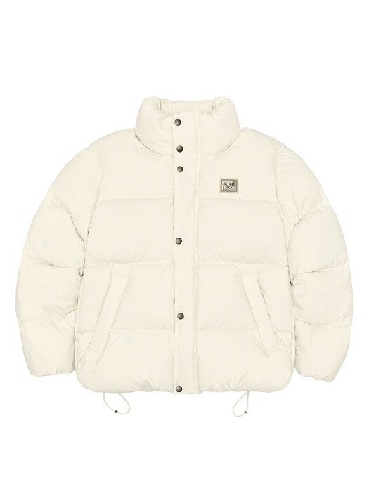 100 RDS Middle Oversized Puffer Down Ivory