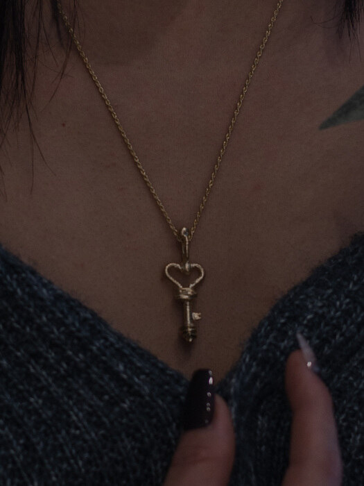 Amor key necklaces
