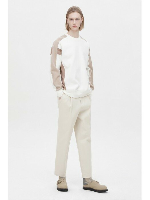 spring ivory semi-wide pants_CWPAS22142IVX