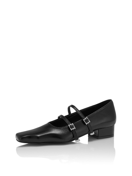 Didorphin two strap Flats black