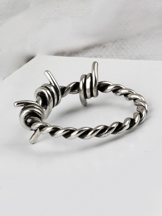 [실버 925] SVR-#S612 Binding Rope Ring