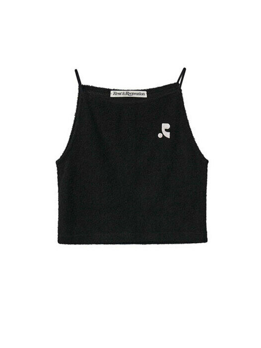 [EXCLUSIVE]RR TERRY SLEEVELESS TOP - BLACK