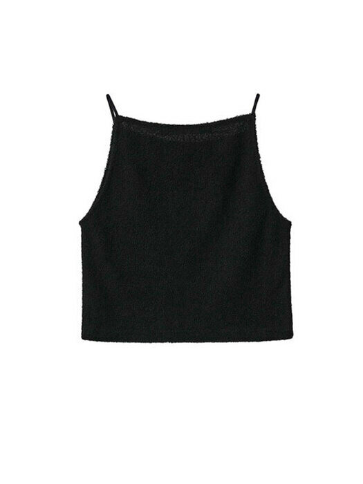 [EXCLUSIVE]RR TERRY SLEEVELESS TOP - BLACK