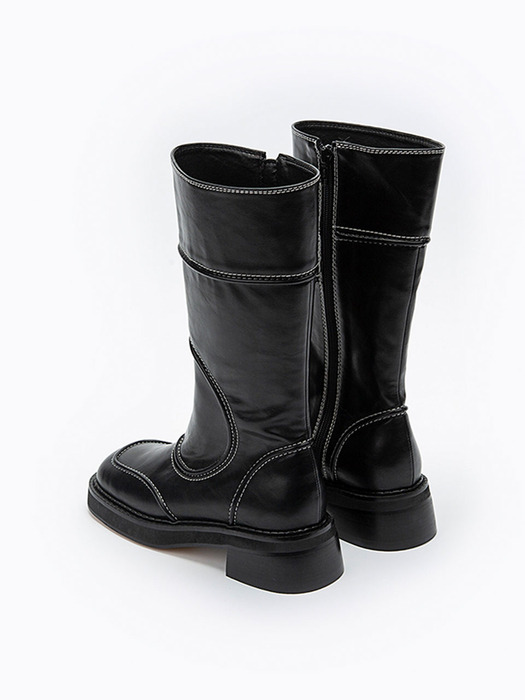 Stitch line boots (1color)